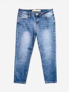 Ashley Mason Cropped Denim Blue Jeans Size 9